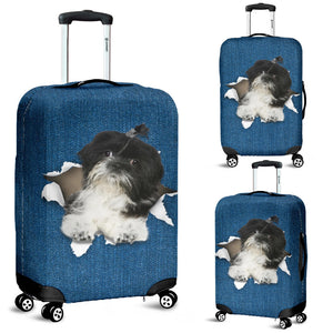 Shih Tzu 4-Torn Paper Luggage Covers