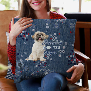 Shih Tzu(3) Pround Mom-Pillow Case