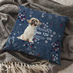 Shih Tzu(3) Pround Mom-Pillow Case