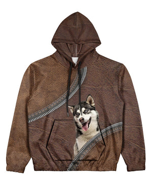 Siberian Husky 2-Never Walk Alone Hoodie