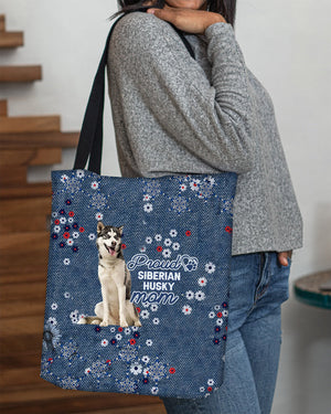 Siberian Husky 2 Pround Mom-Cloth Tote Bag