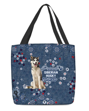 Siberian Husky 2 Pround Mom-Cloth Tote Bag