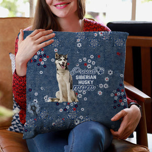 Siberian Husky 2 Pround Mom-Pillow Case