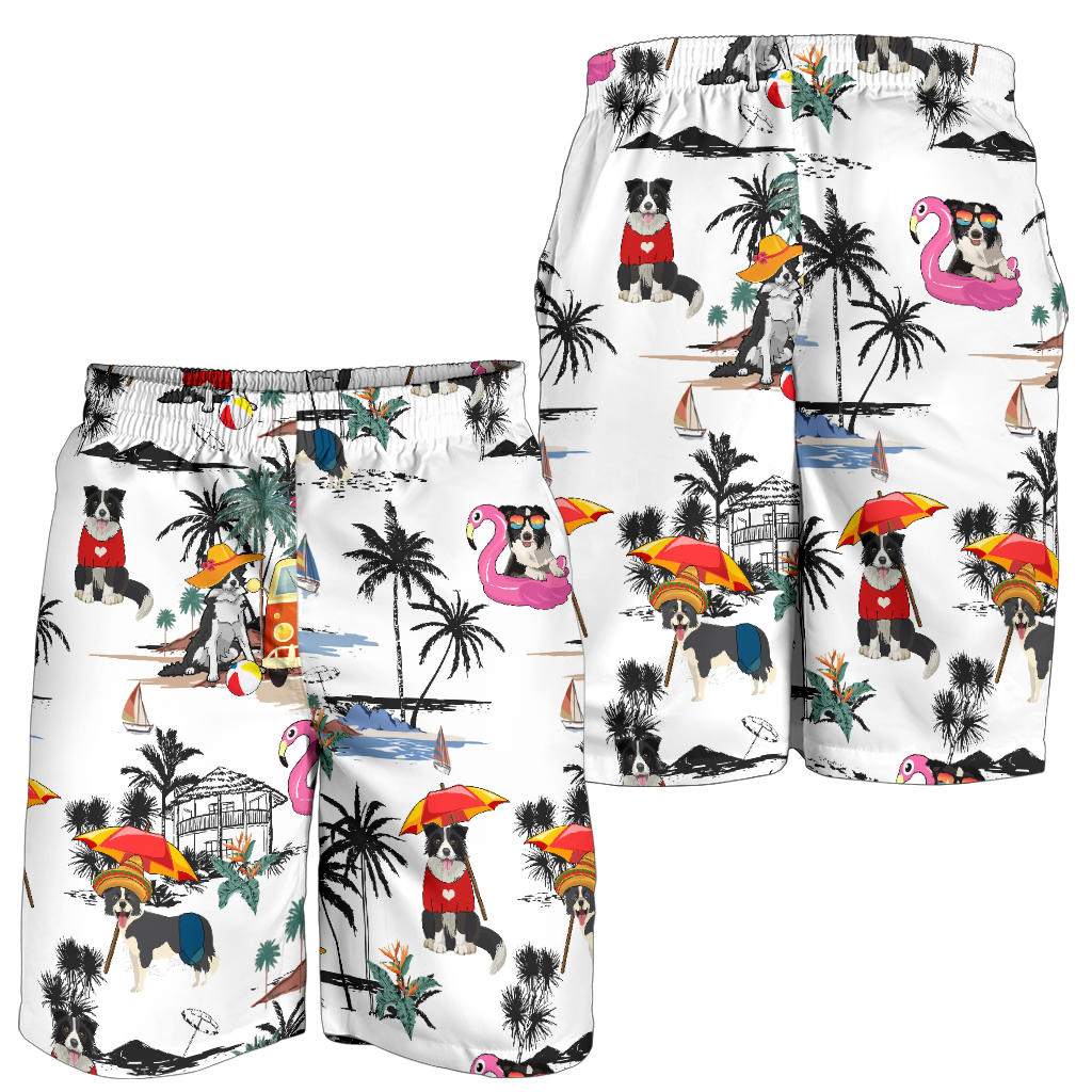 Smooth Collie-Summer Beach Mens Shorts