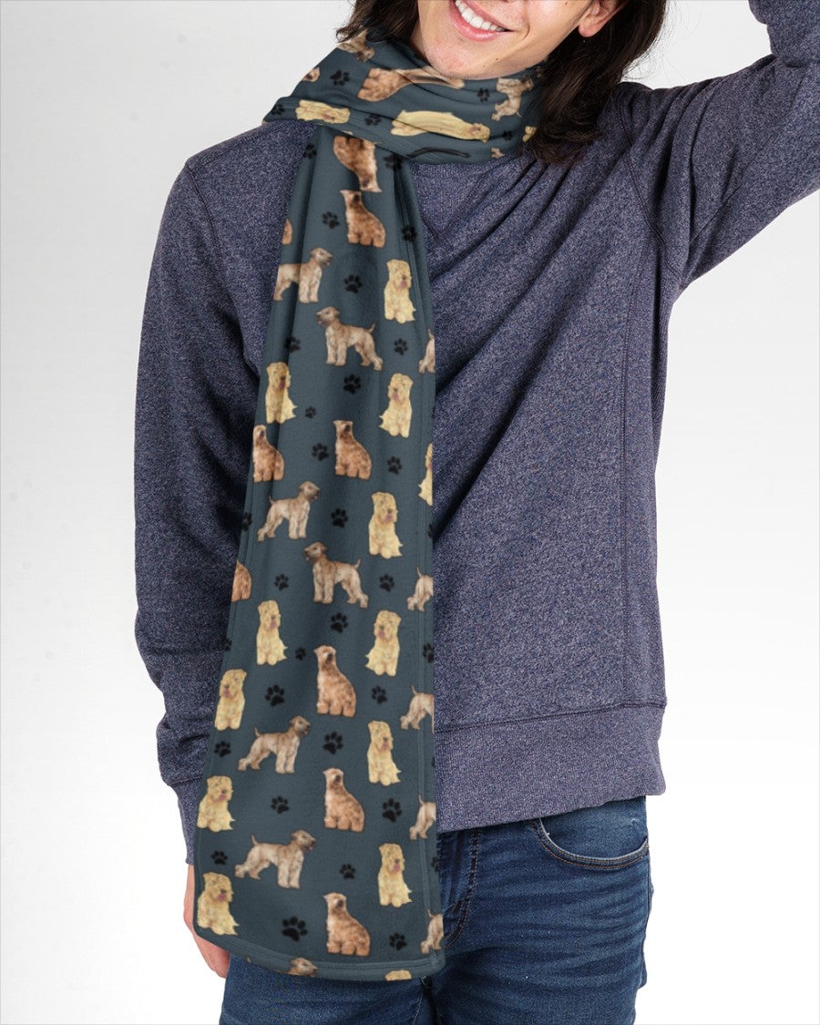 Soft Coated Wheaten Terrier-Paw Dog Scarf