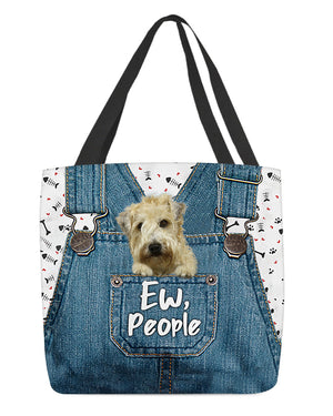 Soft Coated Wheaten Terrier-EW people-Cloth Tote Bag