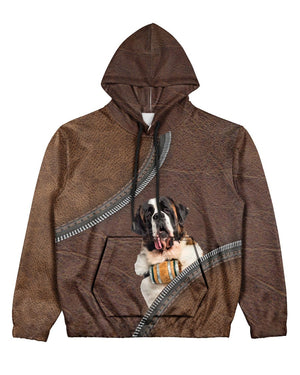 St Bernard-Never Walk Alone Hoodie