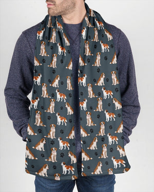 St Bernard-Paw Dog Scarf