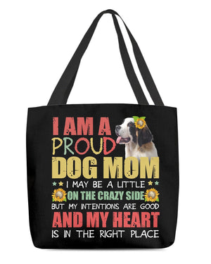 St Bernard-Right Place-Cloth Tote Bag