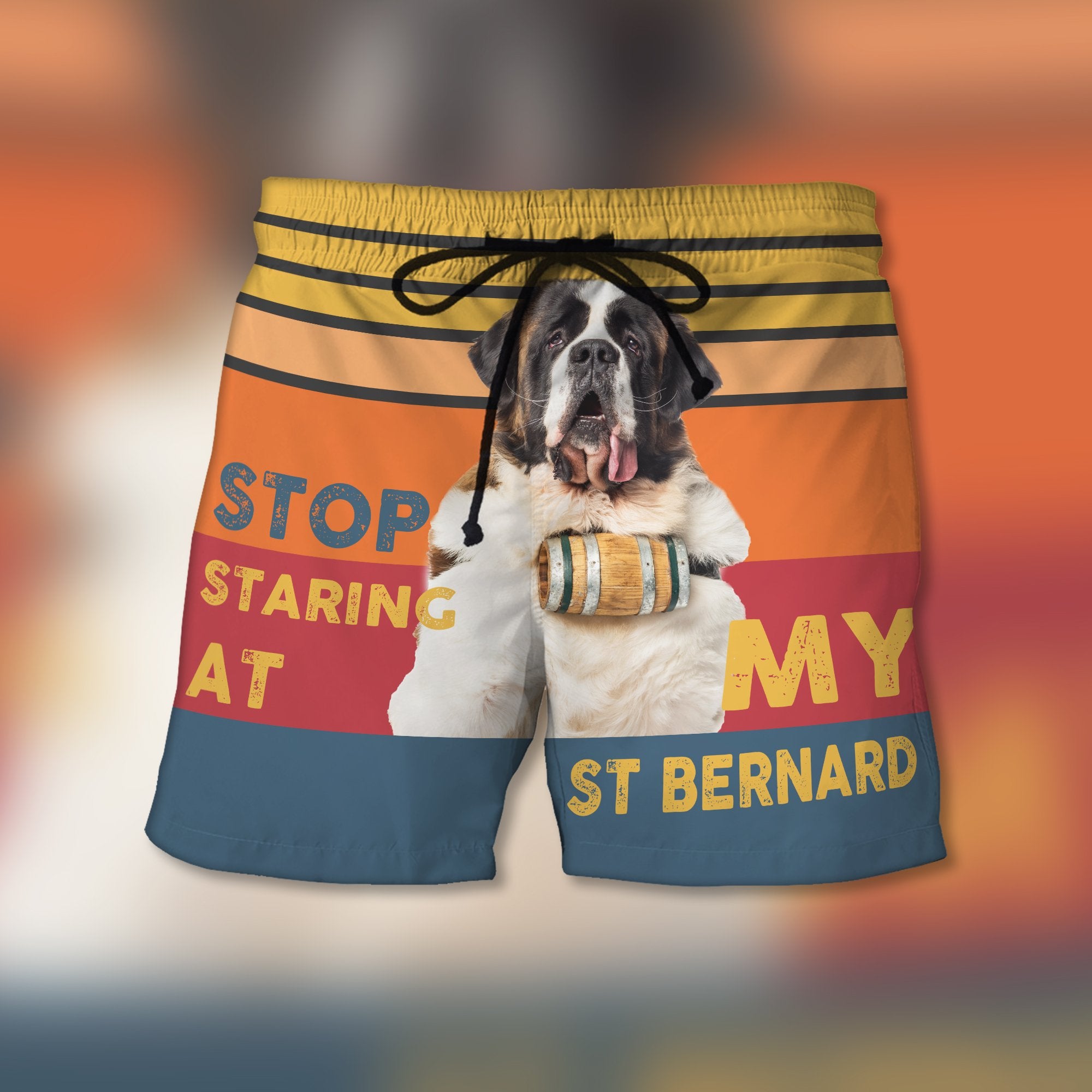 Stop Staring At My St Bernard - Custom Trunks