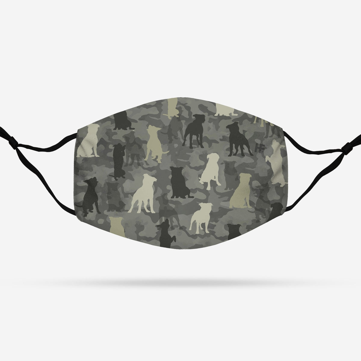 Staffordshire Bull Terrier Camo EZ07 0608 Face Mask