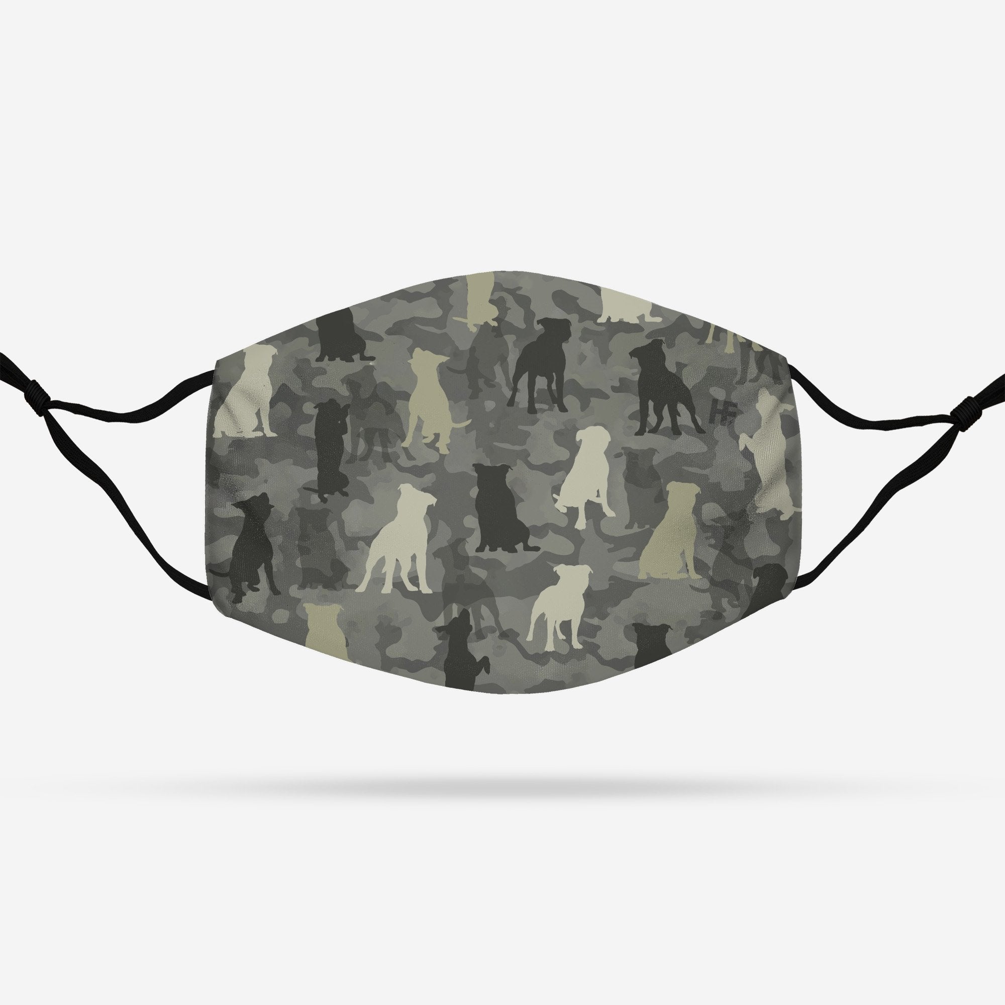 Staffordshire Bull Terrier Camo EZ07 0608 Face Mask