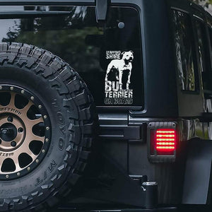 Staffordshire Bull Terrier on Board-Car Window Sticker-Dog Sign Decal