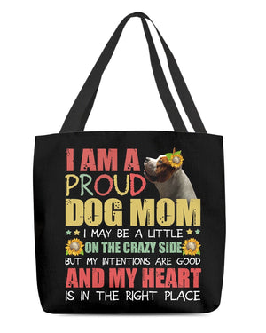 Staffordshire Bull Terrier-Right Place-Cloth Tote Bag