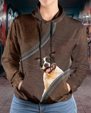 Staffordshire Bull Terrier 10-Never Walk Alone Hoodie