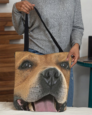 Staffordshire Bull Terrier 2 Face-Cloth Tote Bag