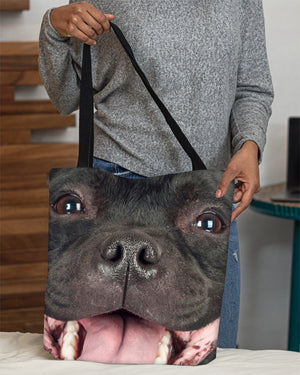 Staffordshire Bull Terrier Face-Cloth Tote Bag