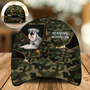 Standard Schnauzer Camo Cap