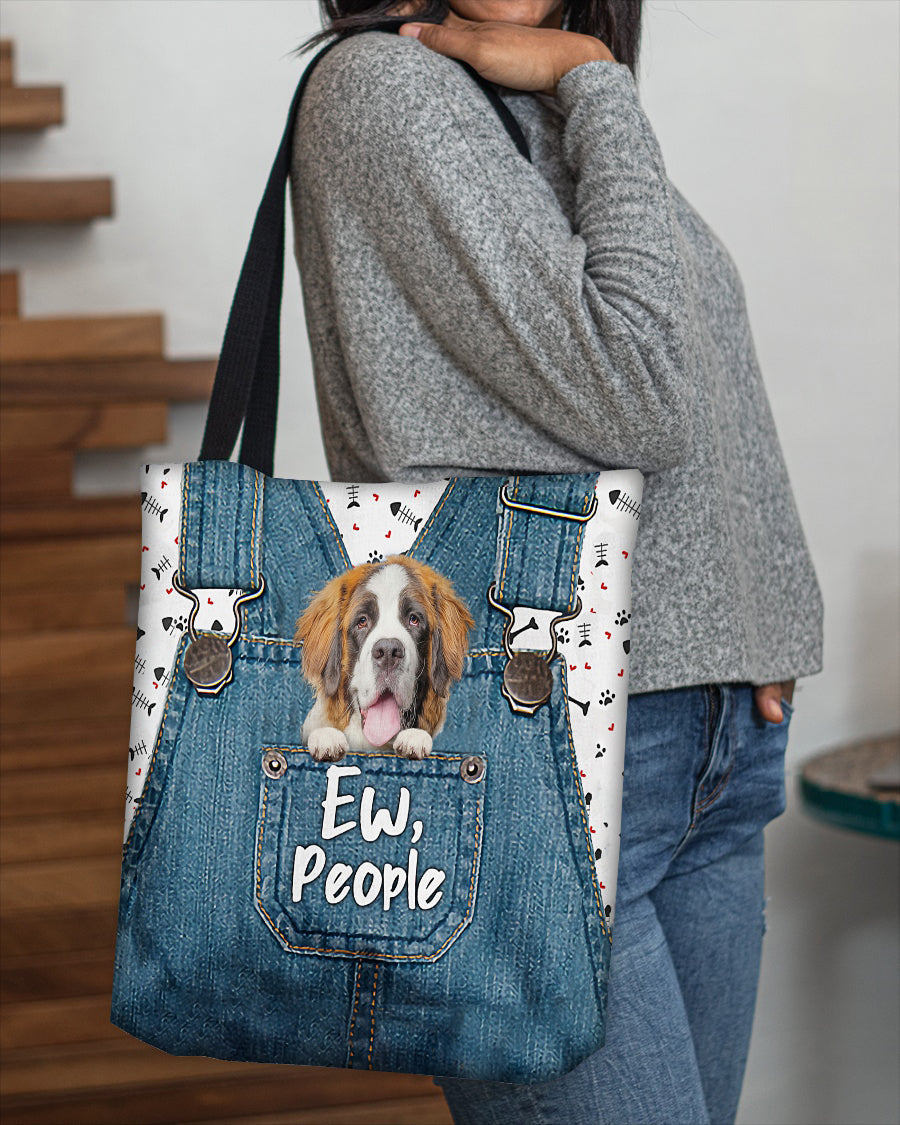 St bernard-EW people-Cloth Tote Bag