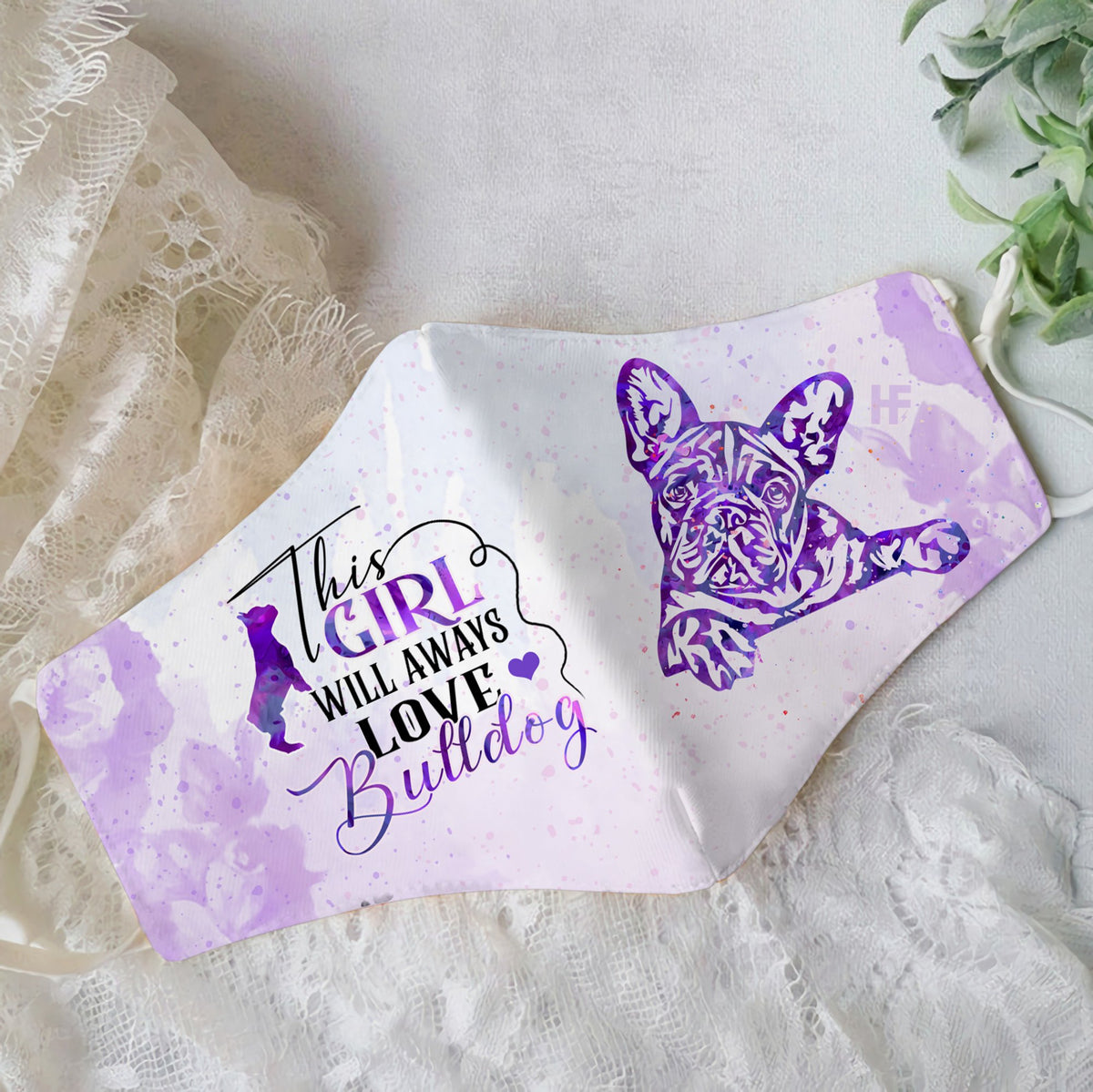 Premium This Girl Will Always Love French Bulldog EZ09 2807 Face Mask
