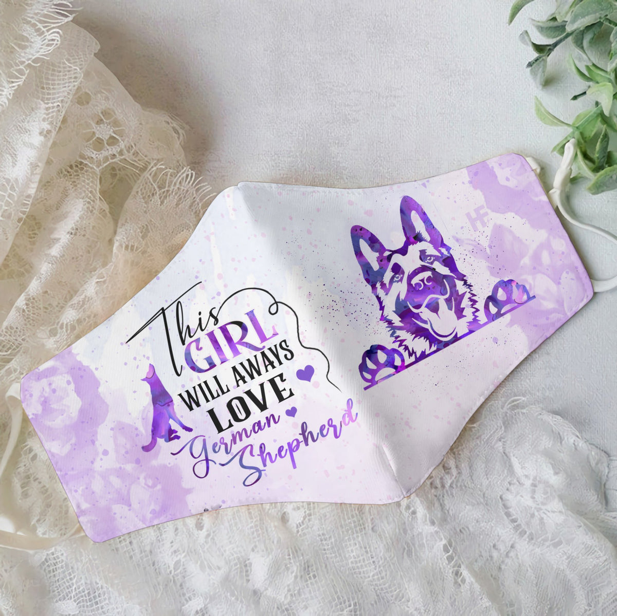 Premium This Girl Will Always Love German Shepherd EZ09 2807 Face Mask