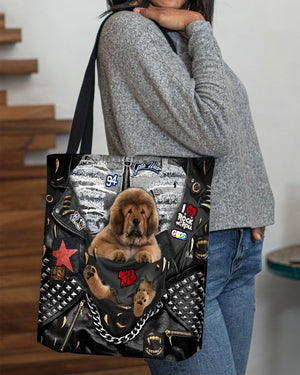 Tibetan Mastiff-Rock Dog-Cloth Tote Bag