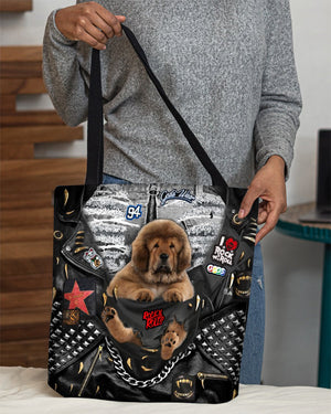 Tibetan Mastiff-Rock Dog-Cloth Tote Bag