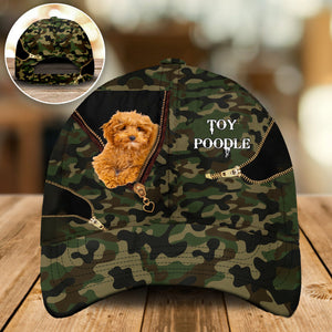 Toy Poodle2 Camo Cap