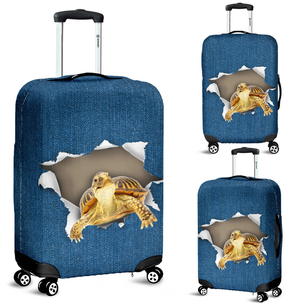 Turtle-Torn Paper Luggage Covers