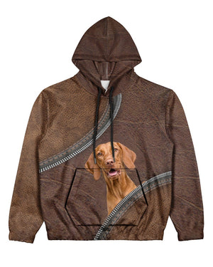 Vizsla-Never Walk Alone Hoodie