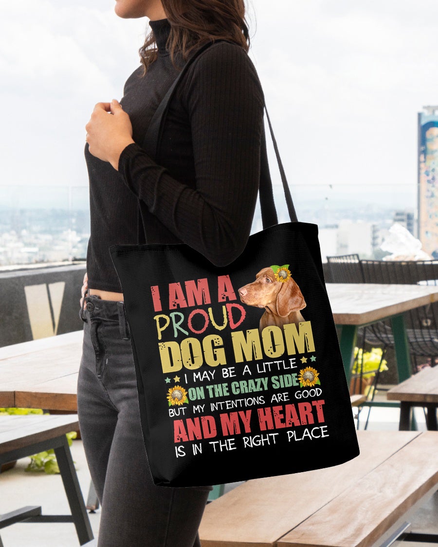 Vizsla-Right Place-Cloth Tote Bag