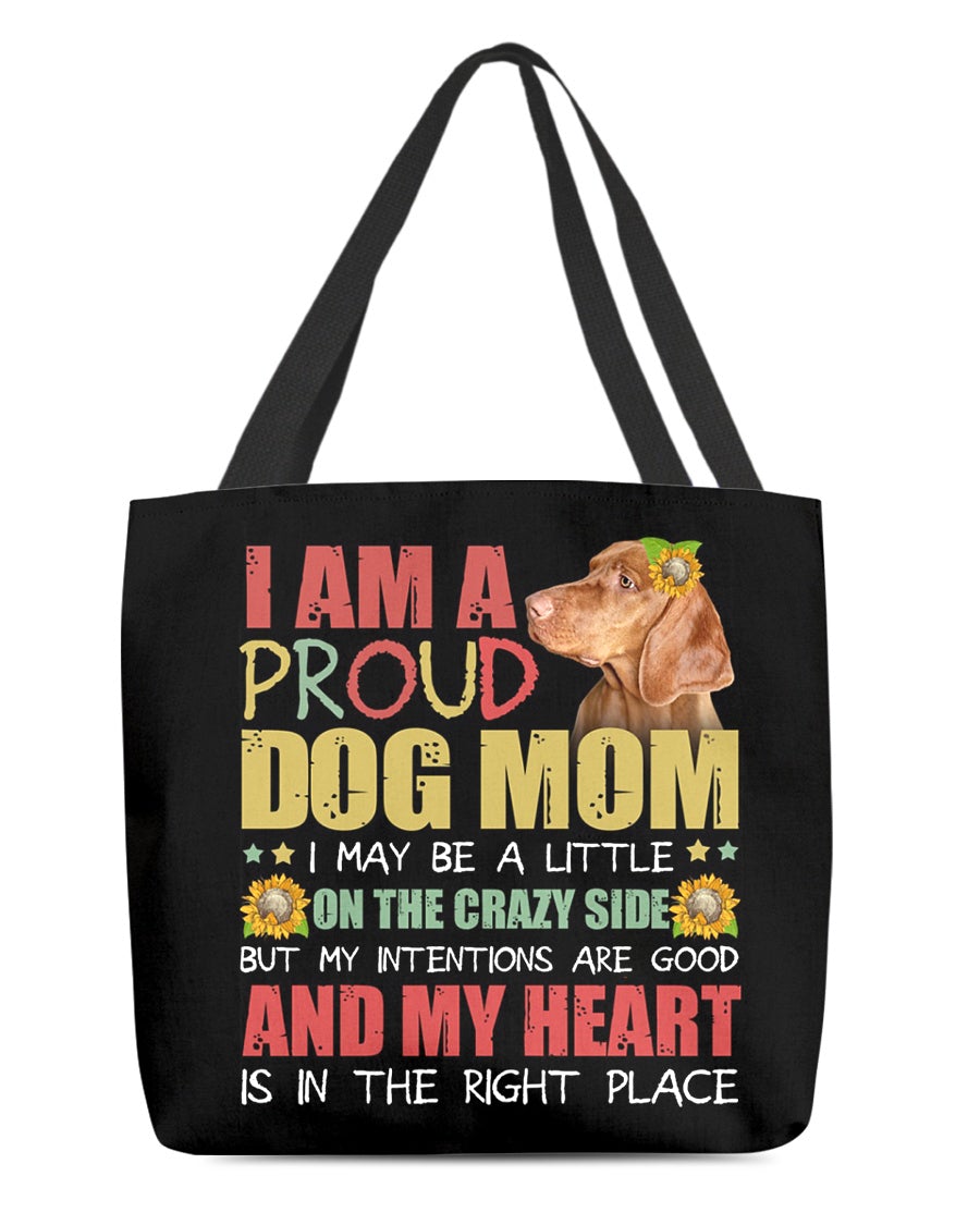 Vizsla-Right Place-Cloth Tote Bag