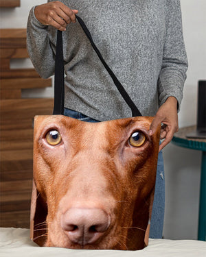 Vizsla Face-Cloth Tote Bag