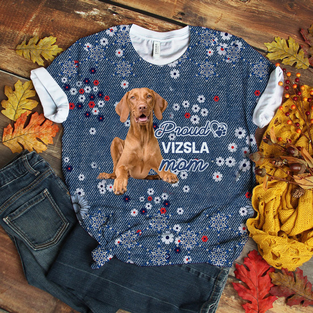 Vizsla Pround Mom T-shirt