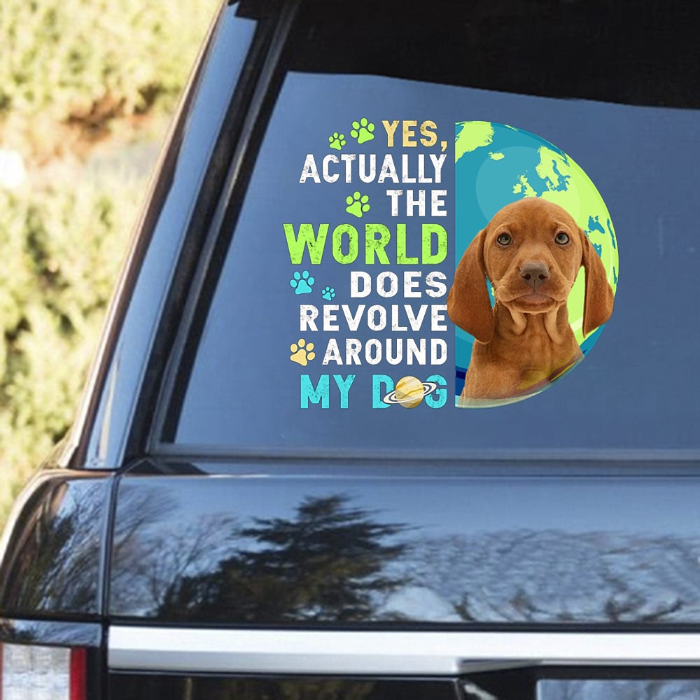 Vizsla Revolve Around Decal