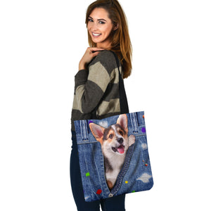 WELSH CORGI-The Rainbow-Cloth Tote Bag