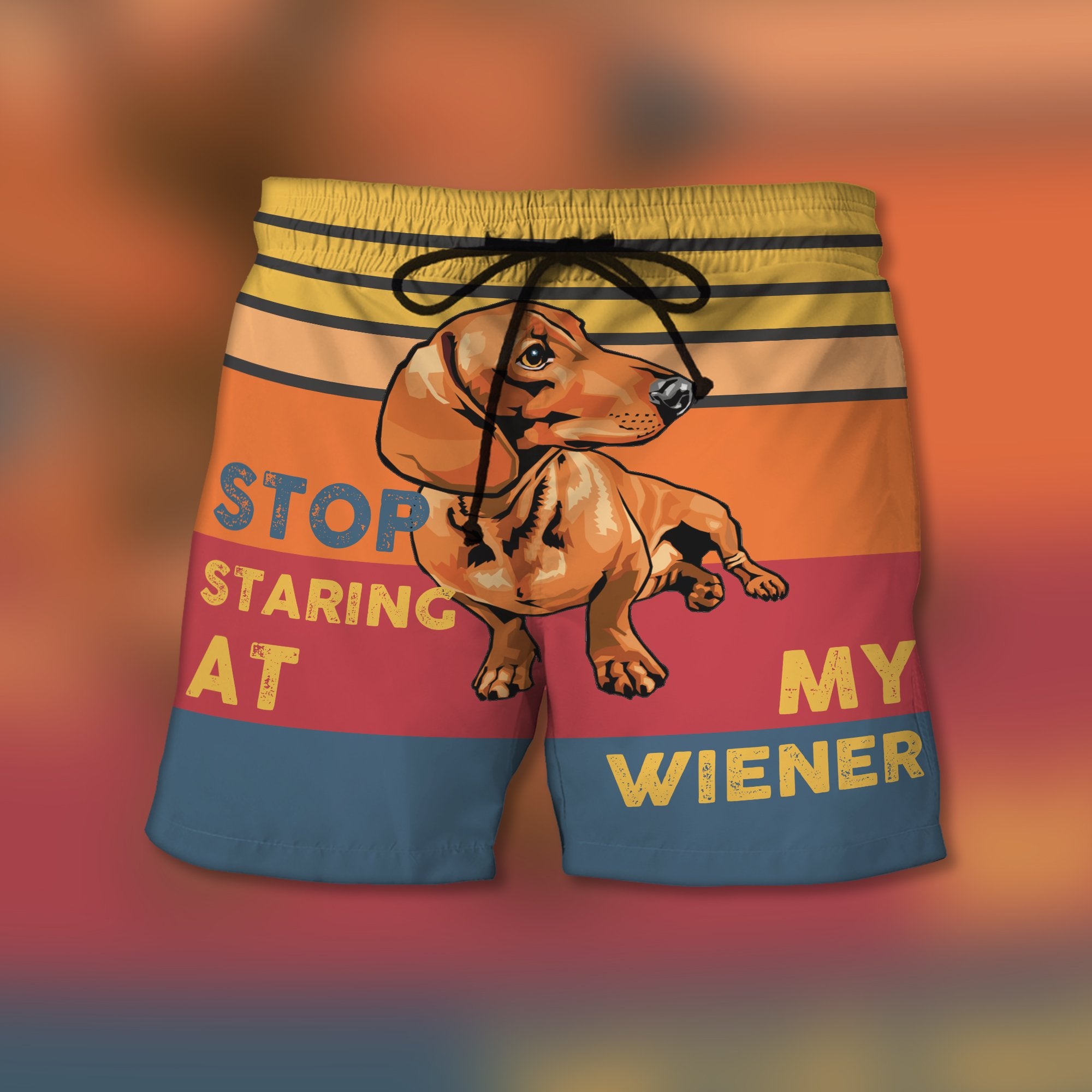 Stop Staring At My Wiener - Custom Trunks