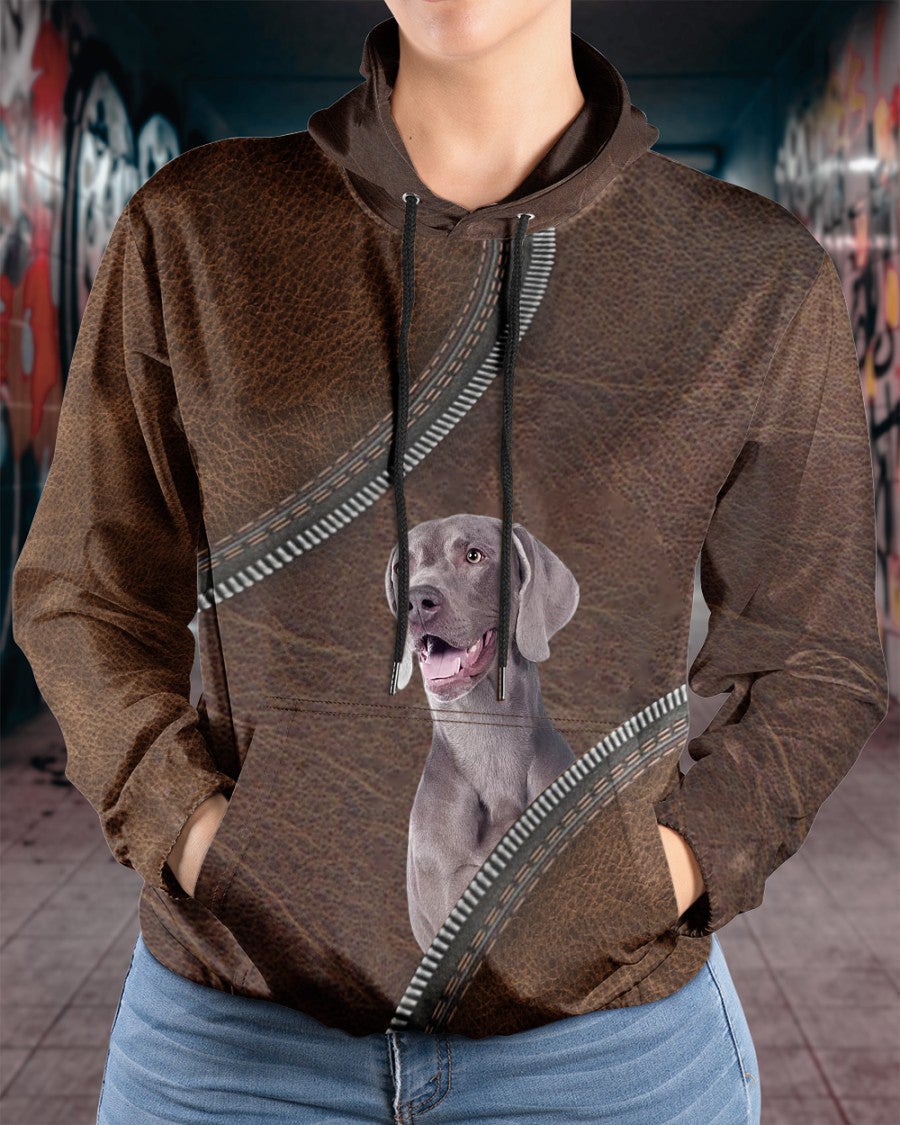 Weimaraner-Never Walk Alone Hoodie