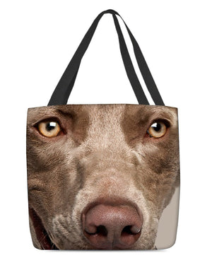 Weimaraner 6 Face-Cloth Tote Bag