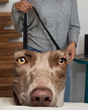 Weimaraner 6 Face-Cloth Tote Bag