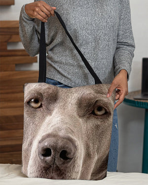 Weimaraner Face-Cloth Tote Bag