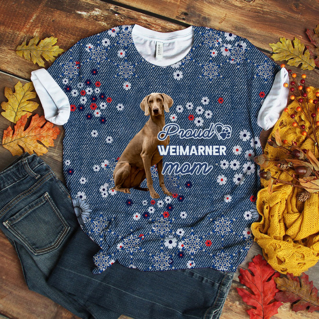 Weimarner-Pround Mom T-shirt