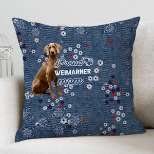 Weimarner Pround Mom-Pillow Case