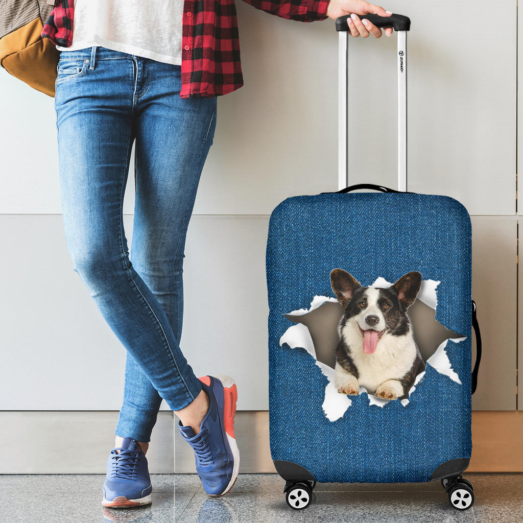 Welsh Corgi 2-Torn Paper Luggage Covers