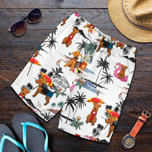 Welsh Terrier-Summer Beach Mens Shorts