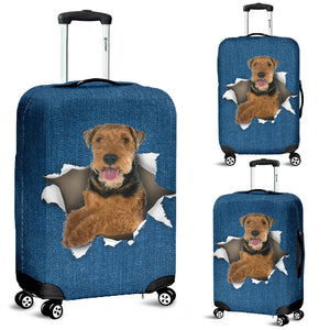 Welsh Terrier-Torn Paper Luggage Covers