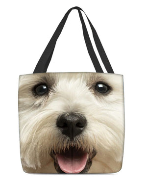 West Highland Terrier Face-Cloth Tote Bag