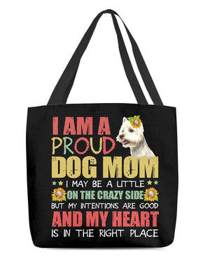 West Highland White Terrier-Right Place-Cloth Tote Bag