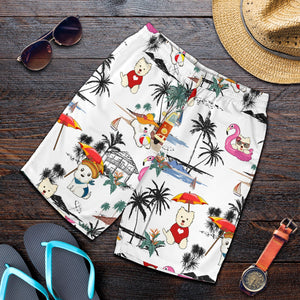 West Highland White Terrier-Summer Beach Mens Shorts