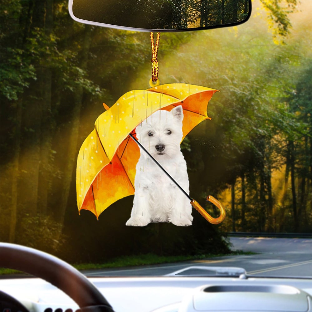 West Highland White Terrier-The Umbrella Two Sides Ornament